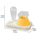 Comedouro e Bebedouro 2 em 1 Para Gatos e Cachorros Com Comedouro Elevado