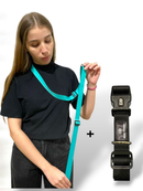 kit Coleira + Guia Mãos Livres 2m para coleira de cachorro ou peitoral