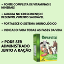 3 Suplemento Vitamínico Mineral Para Animais Cevavita 200g