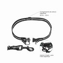 Guia de Passeio Mãos Livres Com Pochete Cintura Corda Reforçada Passeio Pet Cachorro