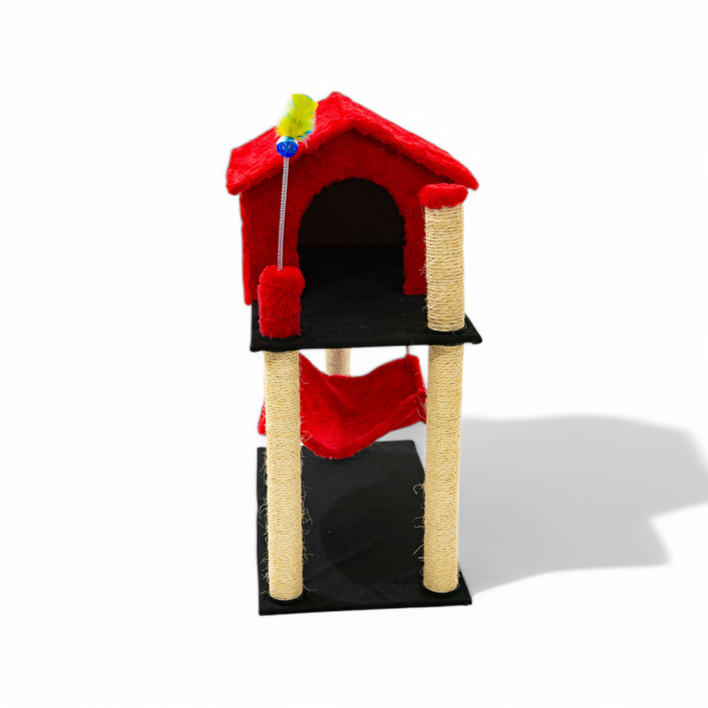 Arranhador Para Gatos Com Casinha Playground