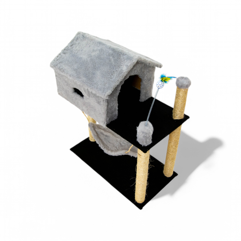 Arranhador Para Gatos Com Casinha Playground