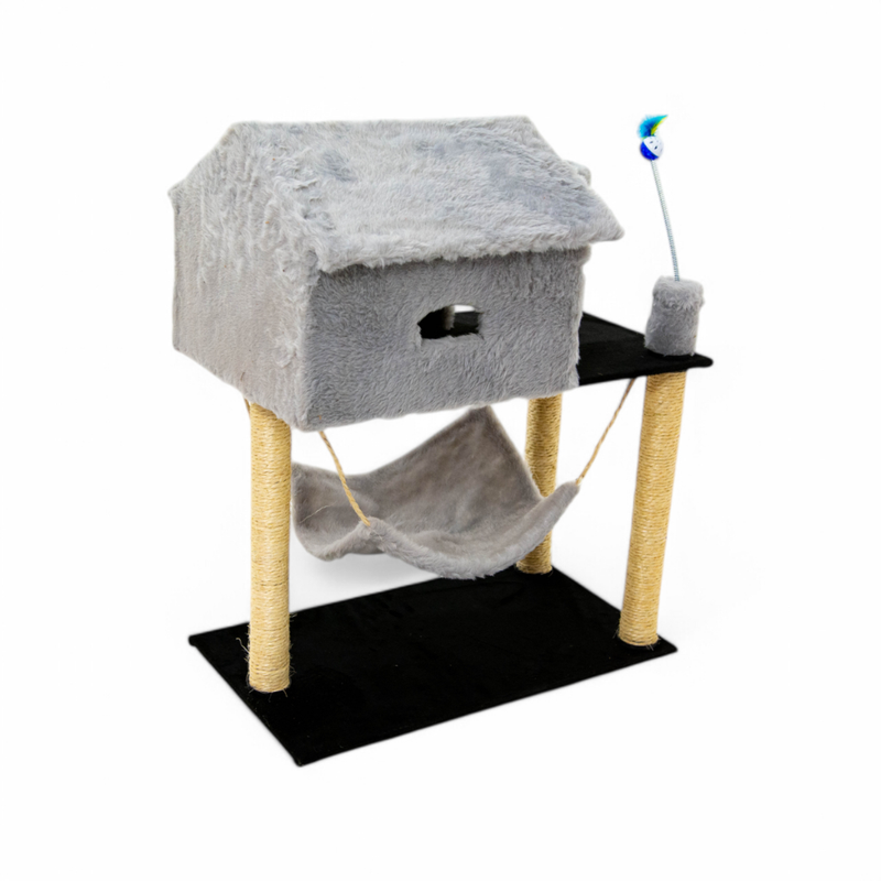 Arranhador Para Gatos Com Casinha Playground