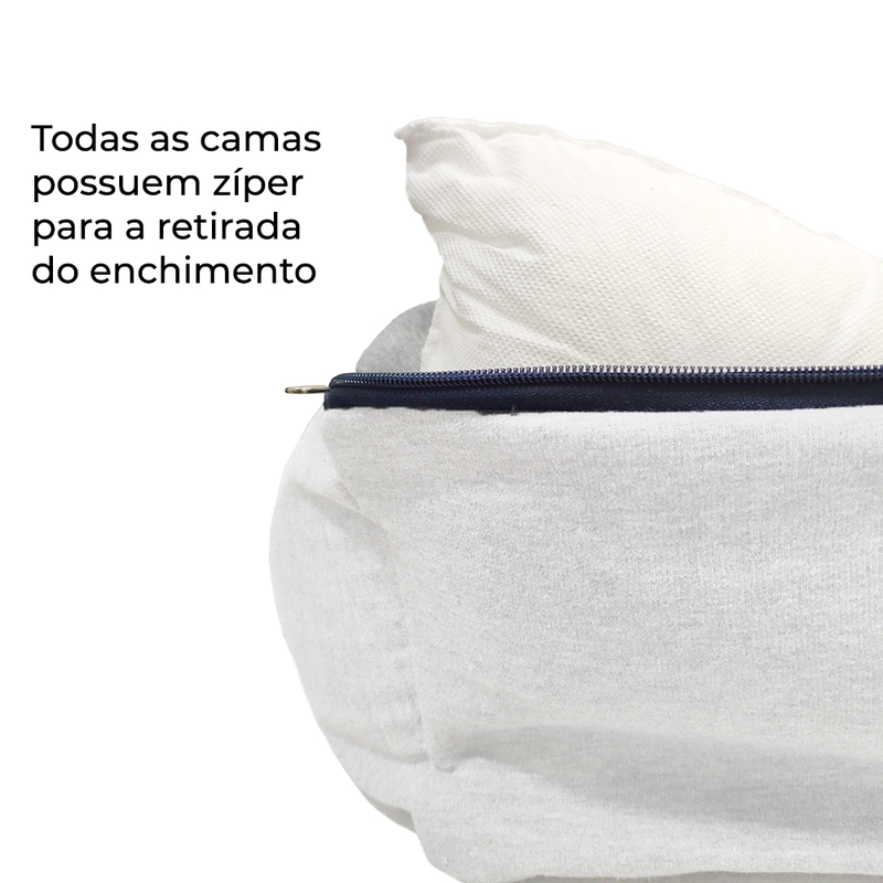 Cama grande 71x56 com ziper para cachorro de grande porte cachorros cães e gatos
