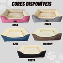 Caminha de Cachorro Cama Pet Sherpa Reforçada Tamanho M e G Cachorro e Gato Luxo Pelucia Confort