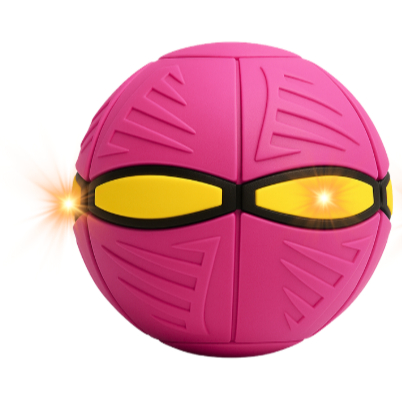 Bola Pet Mágica 2 em 1 – Bola + Frisbee com LEDs