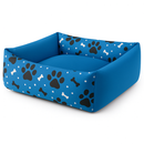 Cama Caminha Pet Cachorro Gato Lavável + Almofada + Tapete + Manta + Comedouro Bebedouro