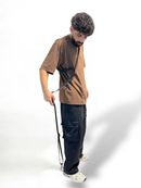 kit Coleira + Guia Mãos Livres 2m para coleira de cachorro ou peitoral