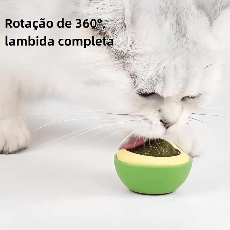Kit 3/4 Abacate De Brinquedo Para Gatos Com Catnip Erva Gato Natural Otimolegal
