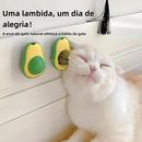 Kit 3/4 Abacate De Brinquedo Para Gatos Com Catnip Erva Gato Natural Otimolegal