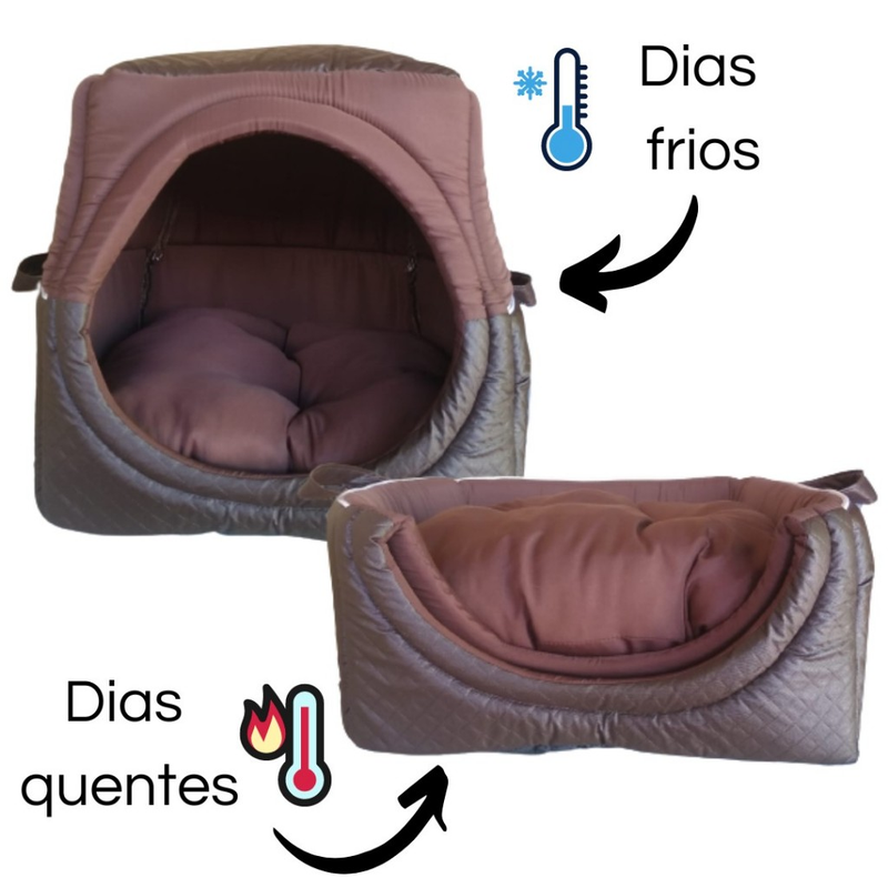 Toca 3 em 1: O Conforto Versátil para Seu Pet