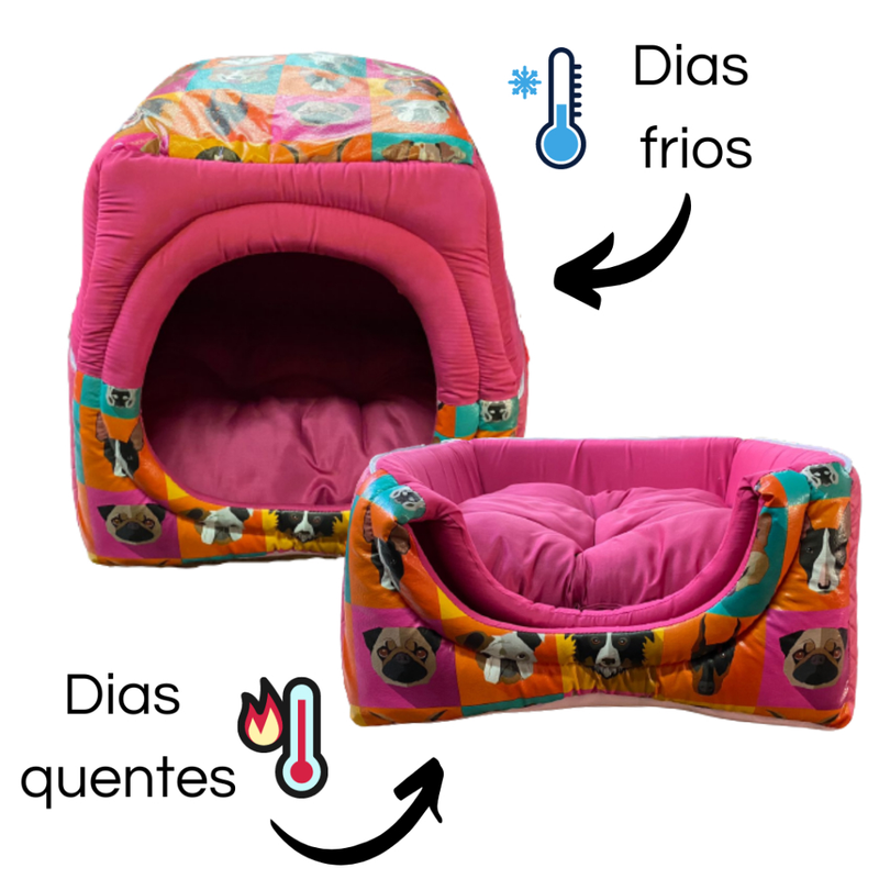 Toca 3 em 1: O Conforto Versátil para Seu Pet