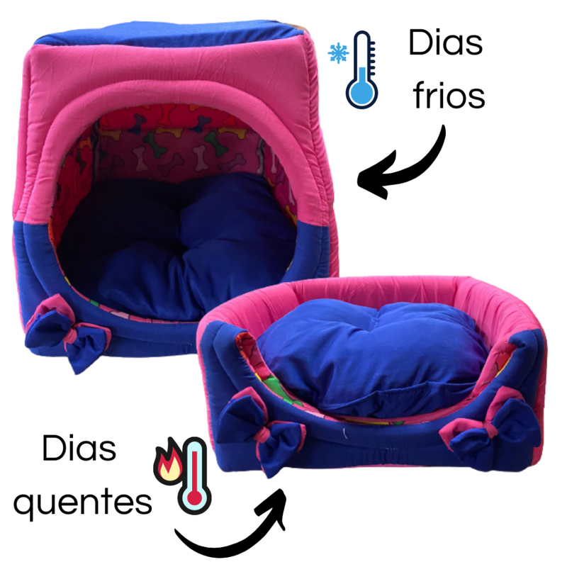 Toca 3 em 1: O Conforto Versátil para Seu Pet