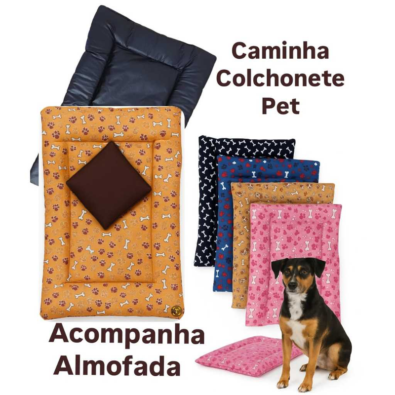 Cama Pet Caminha Para Cachorro ou Gato Caminha Colchonete Pet Alta Qualidade Lavável.