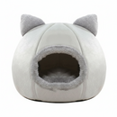 TamanhoXL Cama De Gato Caverna Lavável Inverno Para Gatinho Filhote De Cachorro Cesta Tapete Do Casa