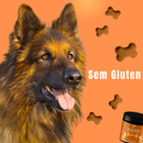 Suplemento Vitamina PELUDINHOS p/ Cachorro PELO e DERME Saboroso Dermatite Queda Derme Brilho Formato de Ossinho