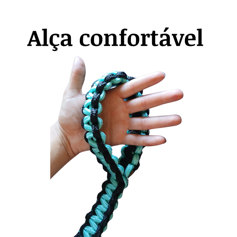 Guia Unificada para Passeio Coleira Resistente para Cachorro Labrador