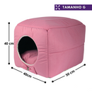 Caminha Pet Toca Iglu 3 EM 1 Cama Para Cães e Gatos Com Almofada