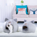TamanhoXL Cama De Gato Caverna Lavável Inverno Para Gatinho Filhote De Cachorro Cesta Tapete Do Casa