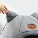 TamanhoXL Cama De Gato Caverna Lavável Inverno Para Gatinho Filhote De Cachorro Cesta Tapete Do Casa