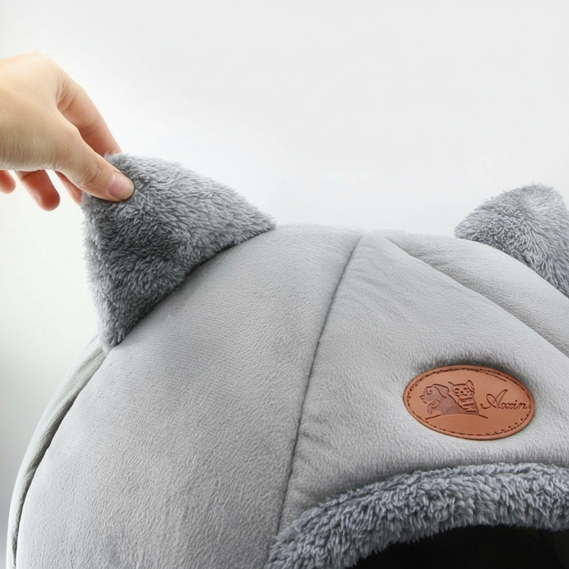 TamanhoXL Cama De Gato Caverna Lavável Inverno Para Gatinho Filhote De Cachorro Cesta Tapete Do Casa