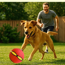 Bola Pet Mágica Disco que Pula com 3 LED para Filhotes e Cachorros