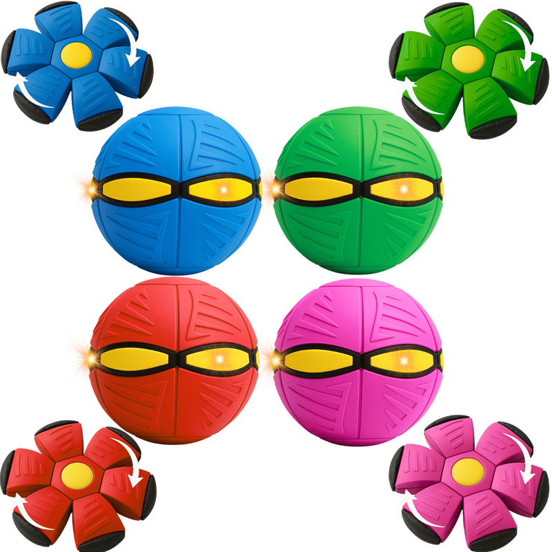 Bola Pet Mágica Disco que Pula com 3 LED para Filhotes e Cachorros